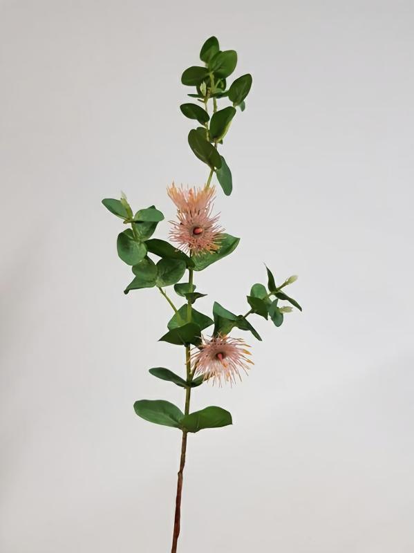 Artificial Eucalyptus |  Artificial Eucalyptus Gum Flower Pink 74Cm Artificial Eucalyptus Artificial Eucalyptus