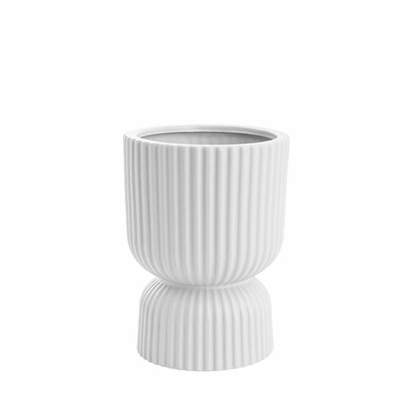 Ceramic Vases & Pots |  Ceramic Egg Vase Matte White 20Cm Ceramic Vases & Pots Ceramic Vases & Pots