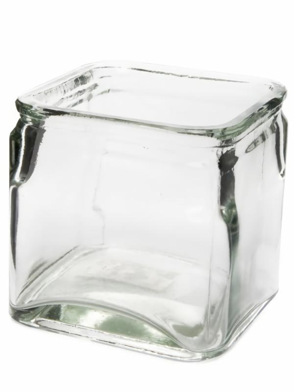 Glass Vases |  Glass Cube Vase 12Cm Glass Vases Glass Vases